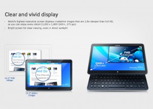 Samsung ATIV Q - Hybrid Tablet & Notebook with Windows 8 & Android OS Samsung ATIV Q - Hybrid Tablet & Notebook with Windows 8 & Android OS