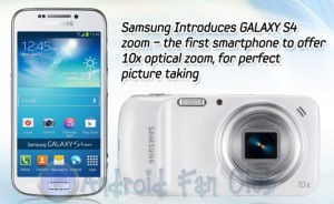 Samsung Galaxy S 4 Zoom 16MP Camera with 10x Optical Zoom and OIS
