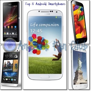 Top 5 Best Selling Android Smartphones Top 5 Best Selling Android Smartphones