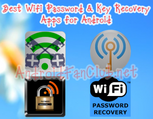 Recover saved WiFi Password Key from Android smartphones / tablets