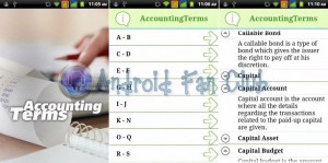 Accounting Terms for Android