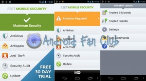 ESET NOD32 Mobile Security for Android smartphones & tablets