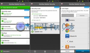 McAfee Antivirus & Security for Android smartphones & tablets