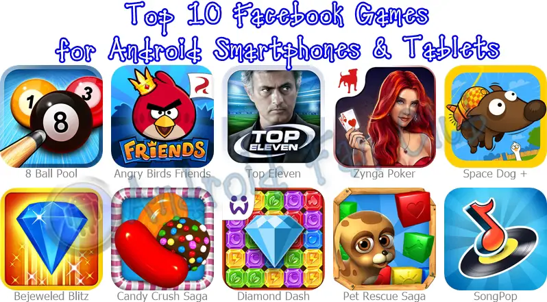 Top 10 Free Android Facebook Games that you can play ...