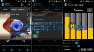 Sensor Music Player for Android