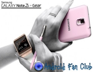 Samsung Galaxy Note 3 and Galaxy Gear Smartwatch