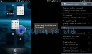 How to fix Unfortunately, touchwiz home has stopped working?