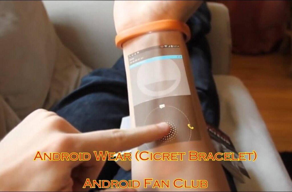 Amazing Android Cicret Bracelet Video