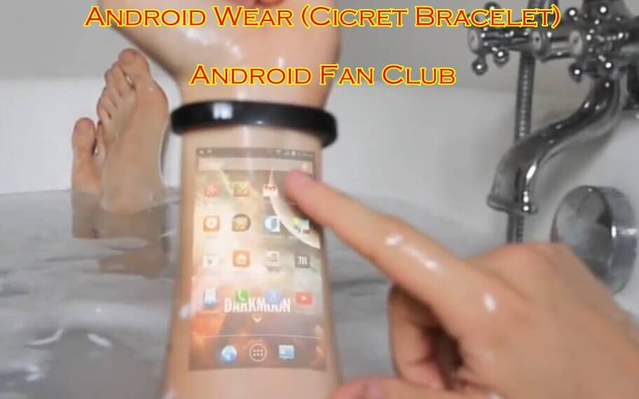 Amazing Android Cicret Bracelet Video