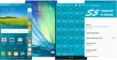 ABASADII LOLLIPOP 5.0 ROM FOR GALAXY S5