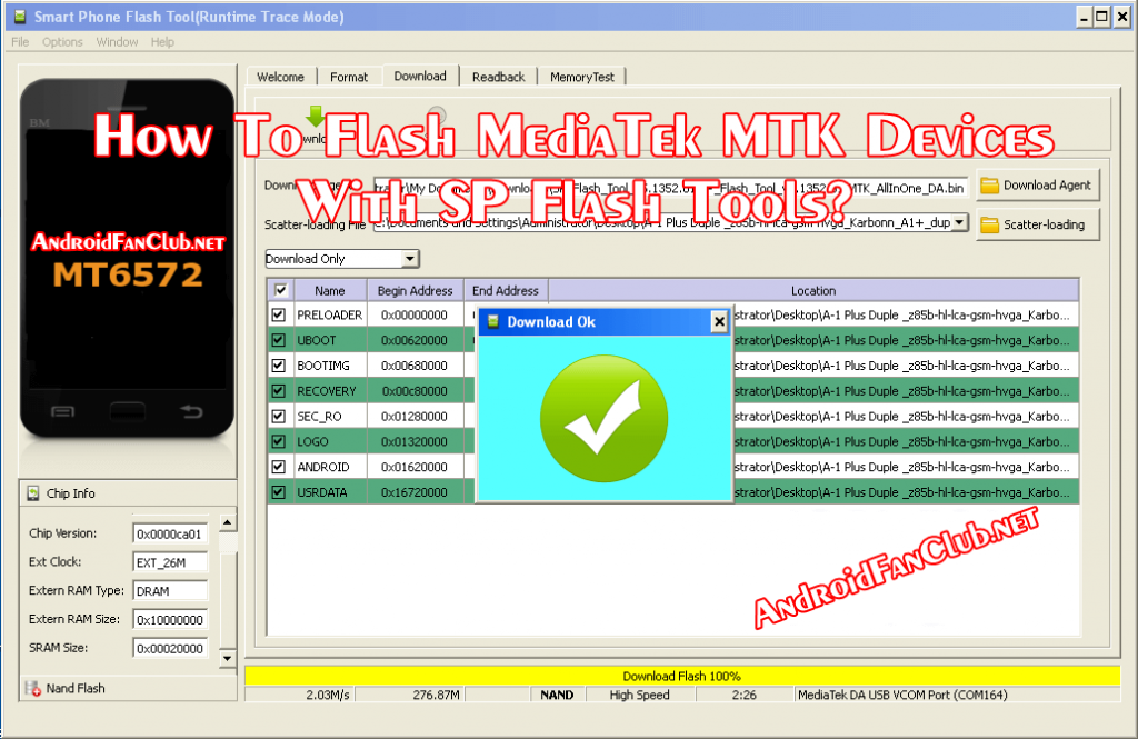 SP Flash Tools - MTK - MediaTek Flashing Guide